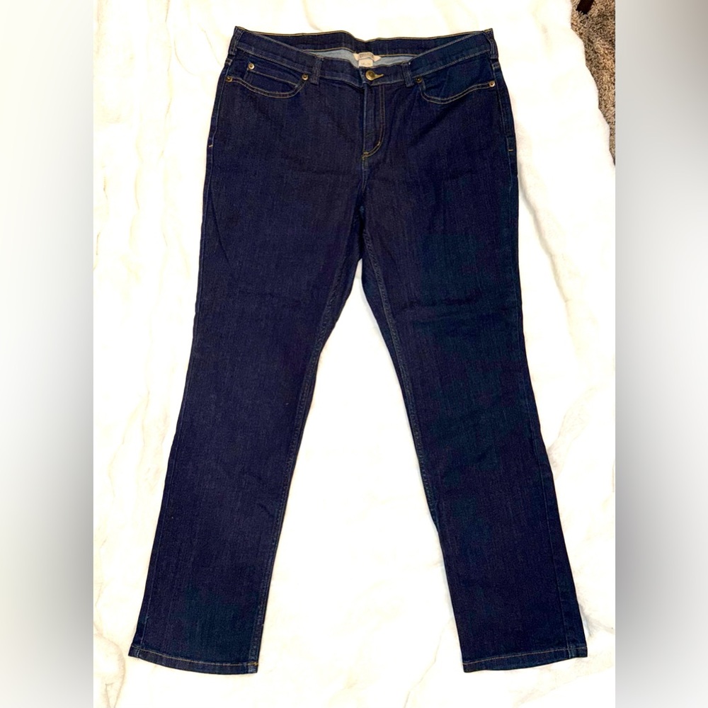 Duluth Trading Co Men's Deep Indigo Straight Jeans